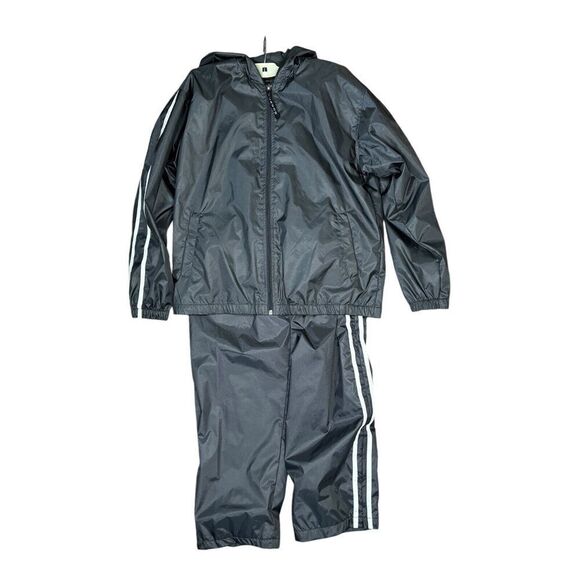 Vintage Lavon Jogging Track Suit 2 Piece 80's 90's  Size Small Gray White Nylon - Picture 1 of 10